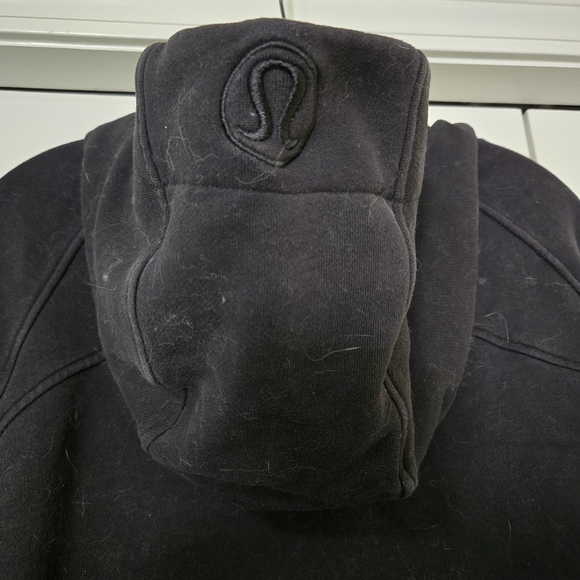 Black Cropped Zip-Up Hoodie - Picture 3 of 5